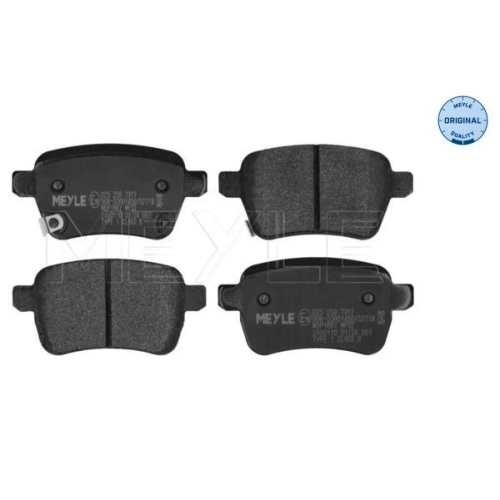 Bremsbelagsatz Scheibenbremse Meyle 0252597317 Meyle-original: True To Oe. f&uuml;r