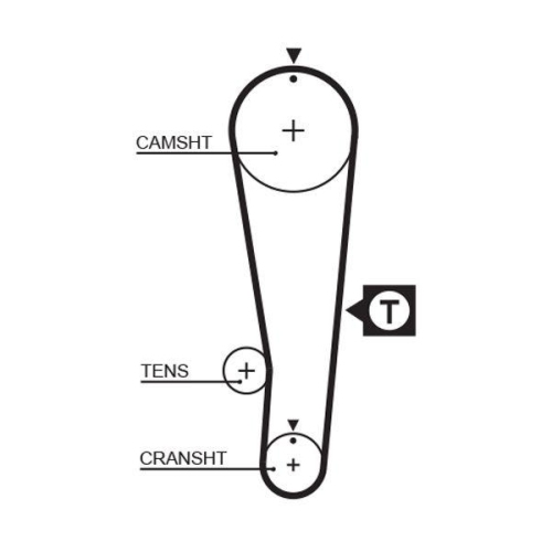 Zahnriemen Gates 5393XS Powergrip&trade; f&uuml;r Subaru Suzuki Dana