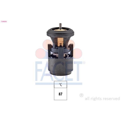 Thermostat K&uuml;hlmittel Facet 7.8420S Made In Italy - Oe Equivalent f&uuml;r Audi Seat