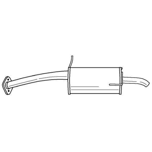 Endschalld&auml;mpfer Sigam 38668 f&uuml;r Nissan