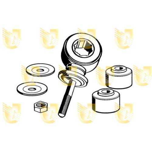 Repair Kit Stabiliser Coupling Rod Unigom 391530C for Opel