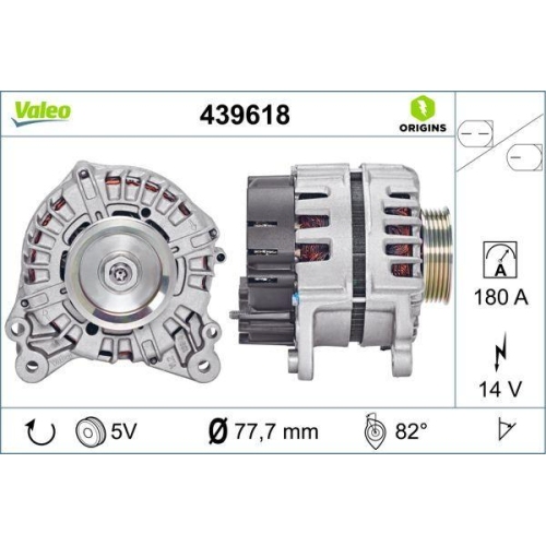 Alternator Valeo 439618 Valeo Origins New Oe Technology for Audi