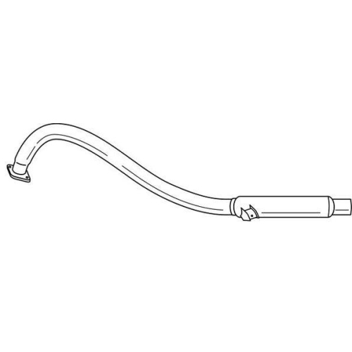 Abgasrohr Sigam 38701 f&uuml;r Ford Nissan Hinten