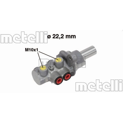 Hauptbremszylinder Metelli 05-0677 für Fiat