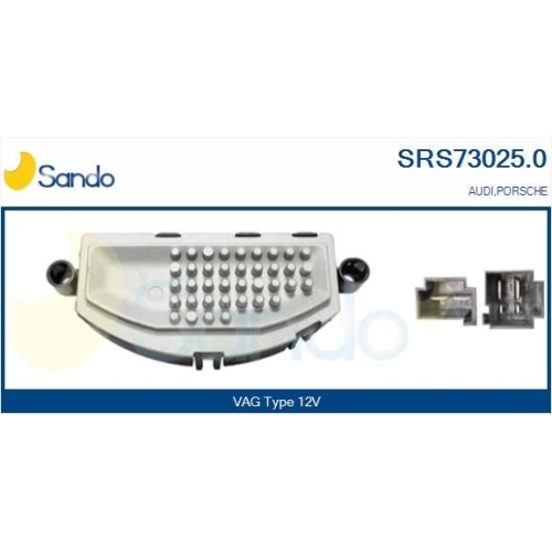 Resistor Interior Blower Sando SRS73025.0 for Vag