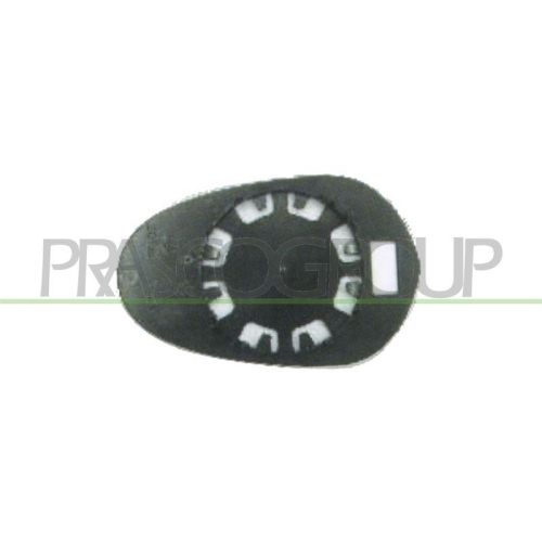 Spiegelglas Außenspiegel Prasco LA0027503 für Lancia Rechts