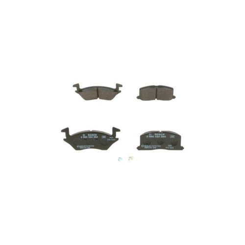 Bremsbelagsatz Scheibenbremse Bosch 0986424264 f&uuml;r Toyota Lexus Vorderachse