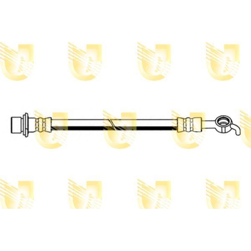 Bremsschlauch Unigom 378449 f&uuml;r Nissan Hinterachse Links