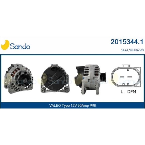 Generator Sando 2015344.1 f&uuml;r Vag