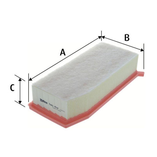 Luftfilter Valeo 585414 f&uuml;r Lada Nissan Renault Dacia