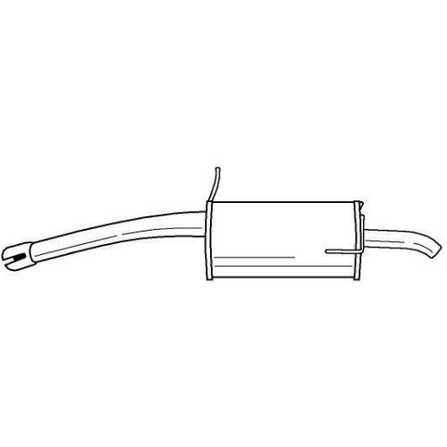 Endschalldämpfer Sigam 38659 für Nissan