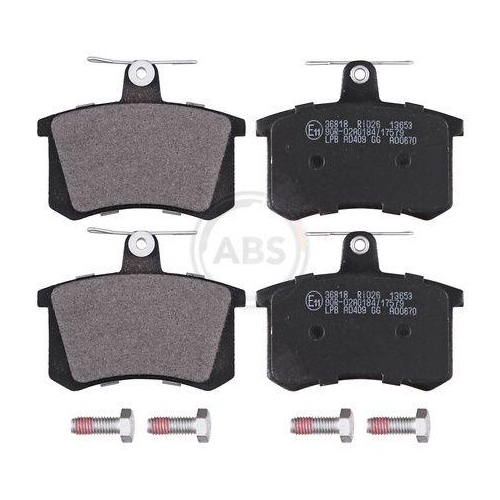 Bremsbelagsatz Scheibenbremse A.b.s. 36818 f&uuml;r Alfa Romeo Audi Fiat Lancia Vag