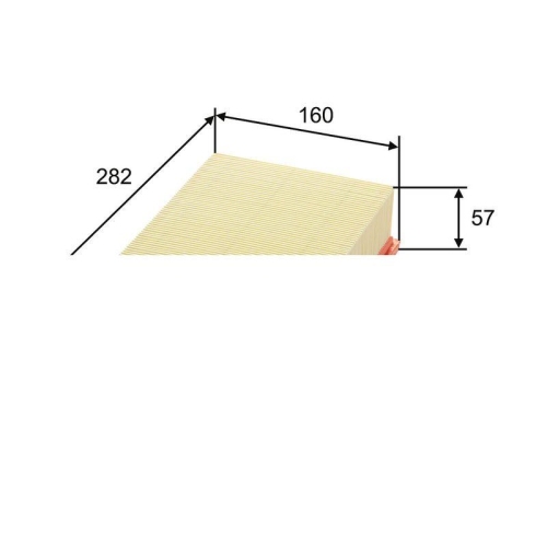 Luftfilter Valeo 585262 f&uuml;r Ford Saab AC