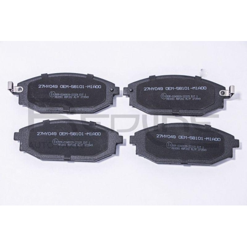Bremsbelagsatz Scheibenbremse Red-line 27HY049 f&uuml;r Hyundai Vorderachse