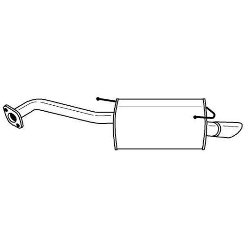 Endschalld&auml;mpfer Sigam 38663 f&uuml;r Nissan