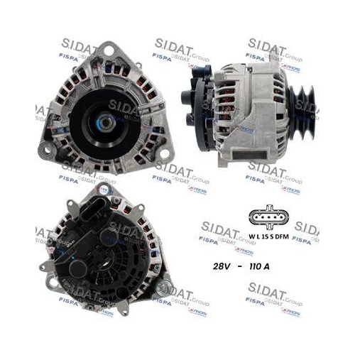 Generator Sidat A24BH0100 f&uuml;r Daf