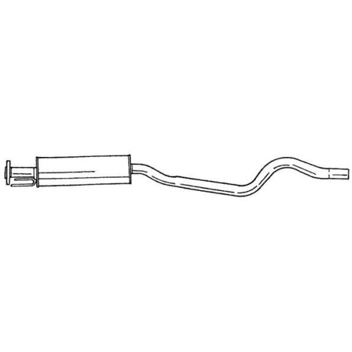 Mittelschalld&auml;mpfer Sigam 40442 f&uuml;r Opel