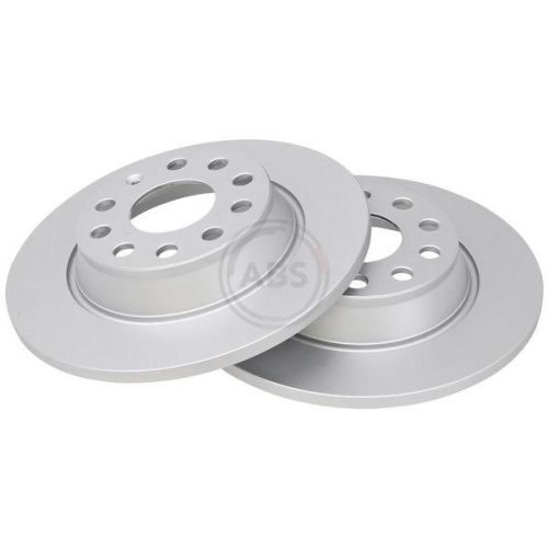 ABS 1X Bremsscheibe Hinterachse Beschichtet f&uuml;r Audi Seat Skoda VW Vag