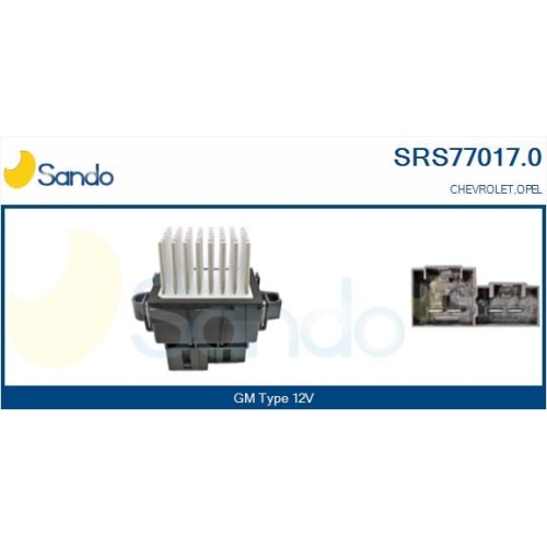 Widerstand Innenraumgebl&auml;se Sando SRS77017.0 f&uuml;r General Motors