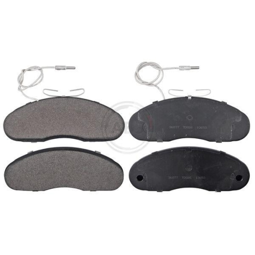 Brake Pad Set Disc Brake A.b.s. 36877 for Nissan Renault Front Axle