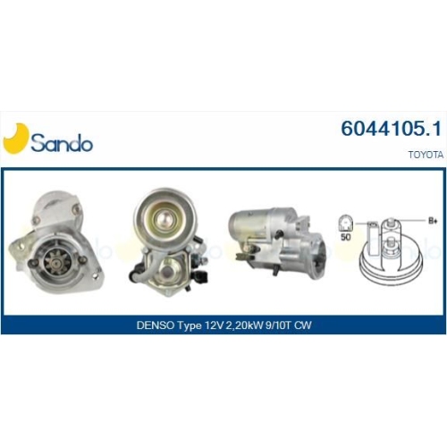 Starter Sando 6044105.1 f&uuml;r Toyota