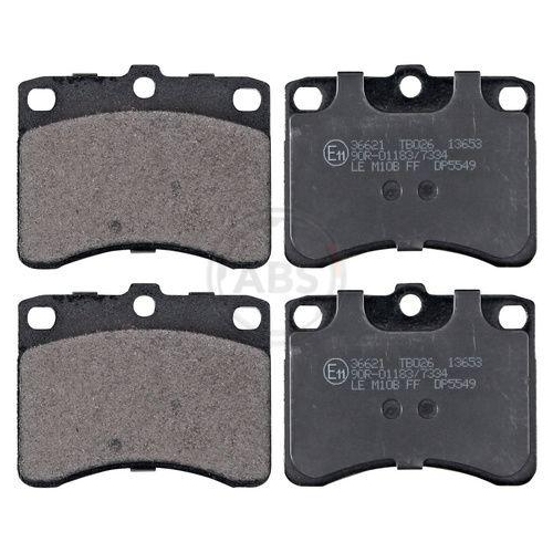 Bremsbelagsatz Scheibenbremse A.b.s. 36621 f&uuml;r Bedford Daihatsu Piaggio