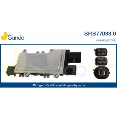 Vorwiderstand Elektromotor K&uuml;hlerl&uuml;fter Sando SRS77033.0 f&uuml;r General Motors