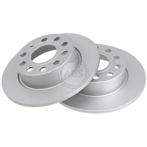 ABS 1X Bremsscheibe Hinterachse Beschichtet f&uuml;r Audi Seat Skoda VW Vag