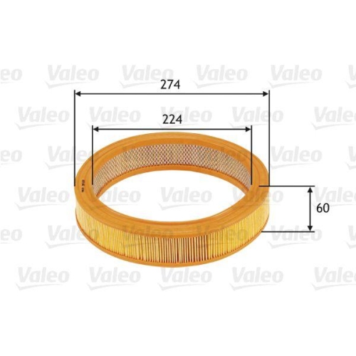 Luftfilter Valeo 585620 f&uuml;r Audi Seat VW