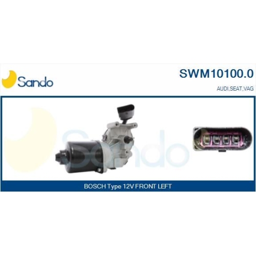 Wischermotor Sando SWM10100.0 für Vag Vorne