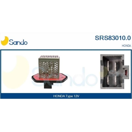 Widerstand Innenraumgebl&auml;se Sando SRS83010.0 f&uuml;r Honda