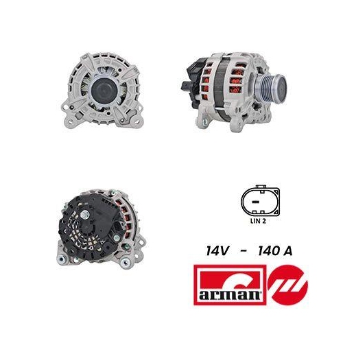 Generator Sidat A12BH0879AS Arman f&uuml;r Audi Seat Skoda VW Vag