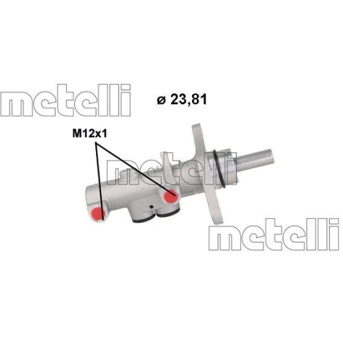 Hauptbremszylinder Metelli 05-1200 f&uuml;r Audi VW