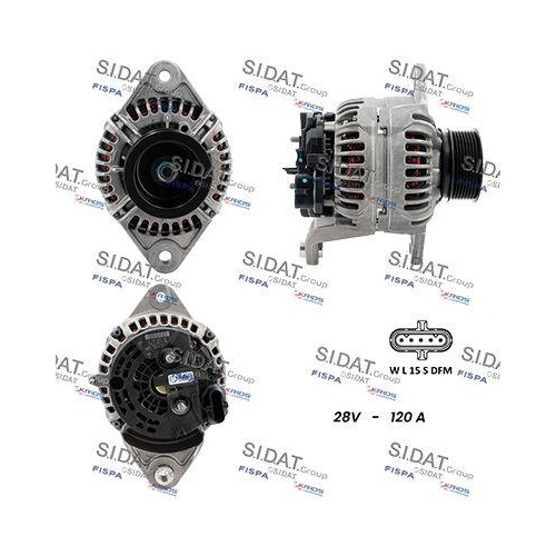Generator Sidat A24BH0089 f&uuml;r Volvo Renault Trucks