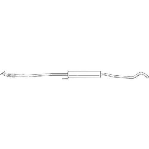 Mittelschalld&auml;mpfer Sigam 41406 f&uuml;r Opel