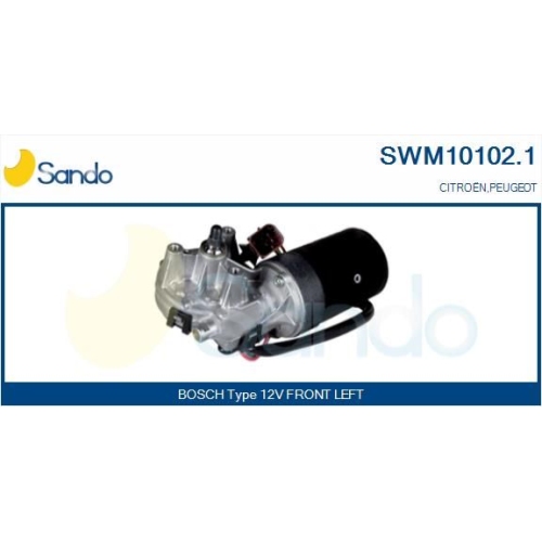 Wischermotor Sando SWM10102.1 für Citroën/peugeot Vorne