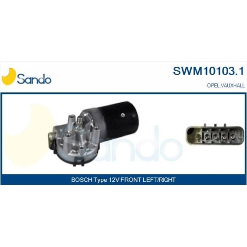 Wischermotor Sando SWM10103.1 für Opel Vorne