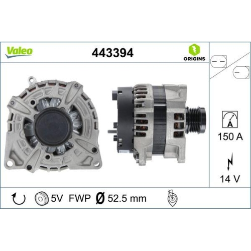 Alternator Valeo 443394 Valeo Origins New Oe Technology for Mercedes Benz