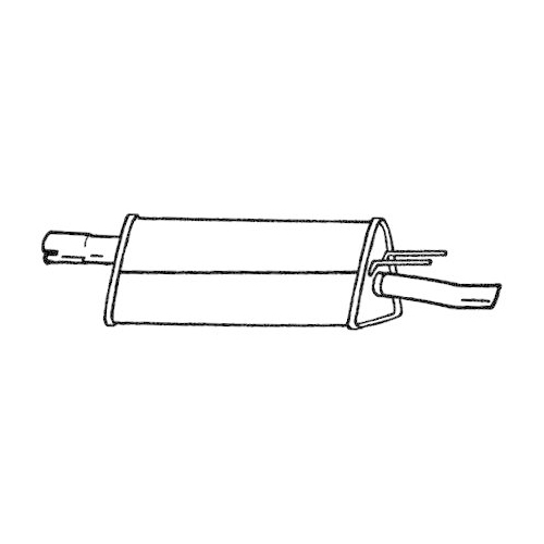 Endschalldämpfer Sigam 40676 für Opel