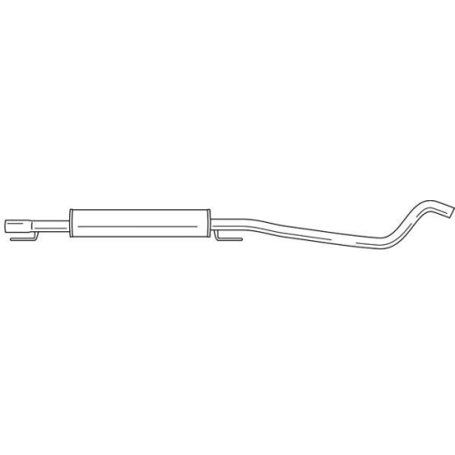 Centre Muffler Sigam 41436 for Opel