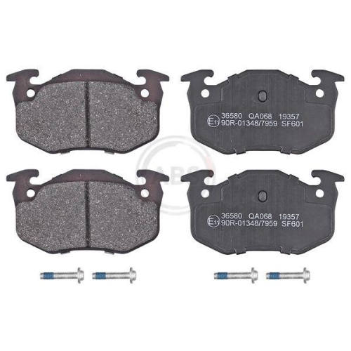Bremsbelagsatz Scheibenbremse A.b.s. 36580 f&uuml;r Citro&euml;n Peugeot Renault