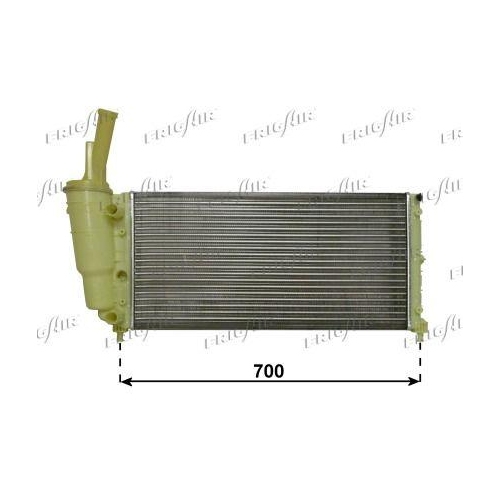 K&uuml;hler Motork&uuml;hlung Frigair 0104.3007 f&uuml;r Alfarome/fiat/lanci