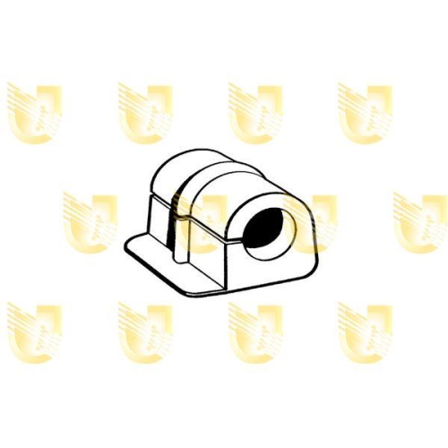 Lagerbuchse Stabilisator Unigom 391529 f&uuml;r Opel Vorderachse Links