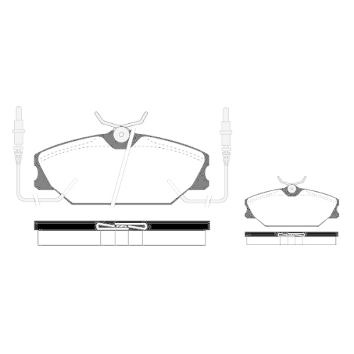 Bremsbelagsatz Scheibenbremse Raicam RA.0388.1 f&uuml;r Renault Vorderachse