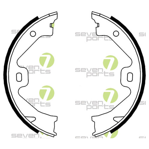 Bremsbackensatz 7 Seven Parts SVG10735 für Hinterachse