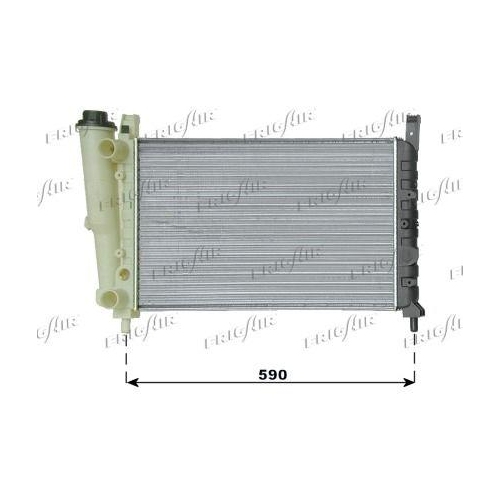 K&uuml;hler Motork&uuml;hlung Frigair 0104.3009 f&uuml;r Alfarome/fiat/lanci