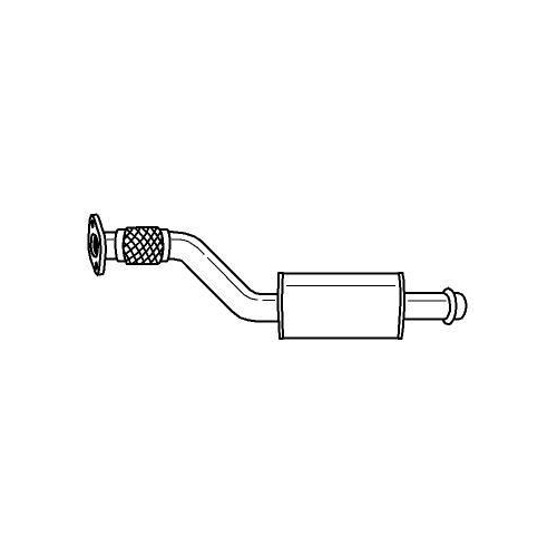 Vorschalld&auml;mpfer Sigam 40341 f&uuml;r Nissan Opel Renault