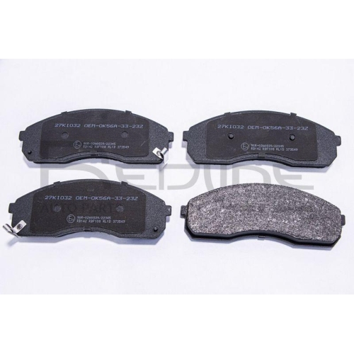 Bremsbelagsatz Scheibenbremse Red-line 27KI032 für Kia Vorderachse