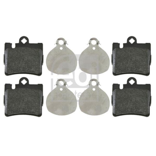 Bremsbelagsatz Scheibenbremse Febi Bilstein 16438 für Mercedes Benz Hinterachse