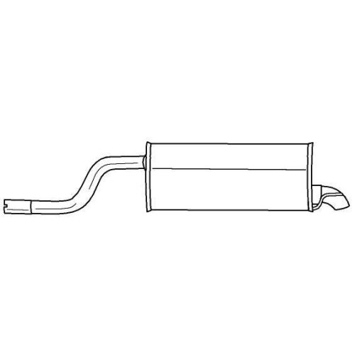 Endschalld&auml;mpfer Sigam 41668 f&uuml;r Opel